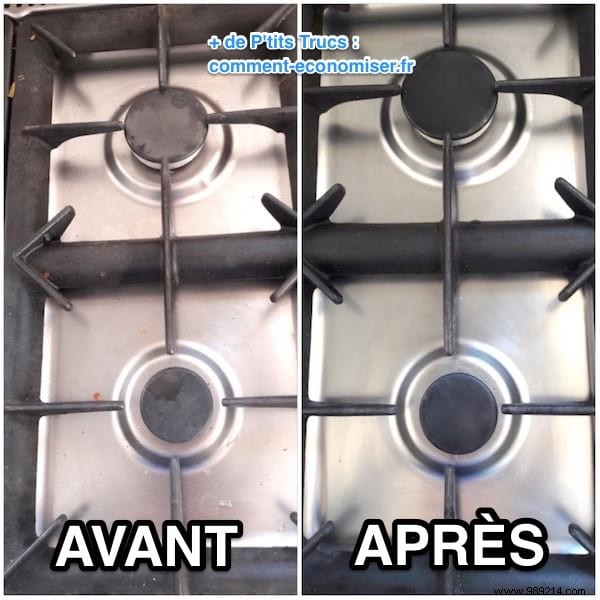 How To Clean A Gas Stove With White Vinegar And Baking Soda. 