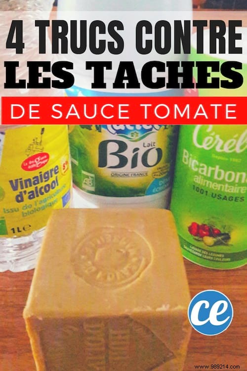 4 Miracle Tips Against Tomato Sauce Stains. 