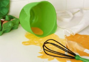 How To Remove Egg Yolk Stains Easily With White Vinegar. 