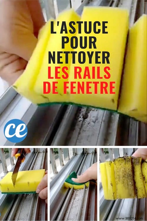 The Genius Trick To Clean Window Rails In 2 Minutes. 