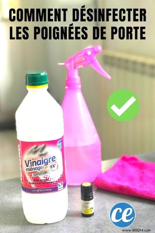 COVID:How to Disinfect Door Handles With White Vinegar. 