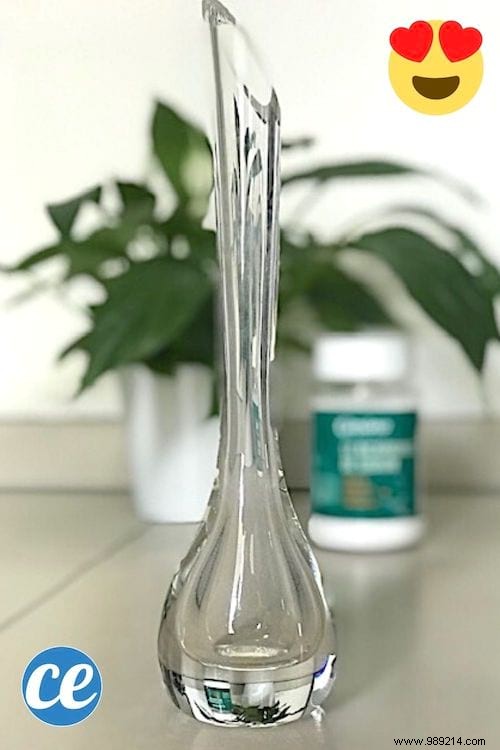 Finally An Easy Trick To Clean A Vase With A Narrow Neck. 