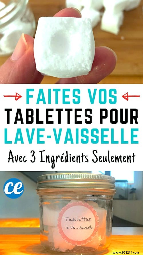 Make Your Own Dishwasher Tablets (With Only 3 Ingredients)! 