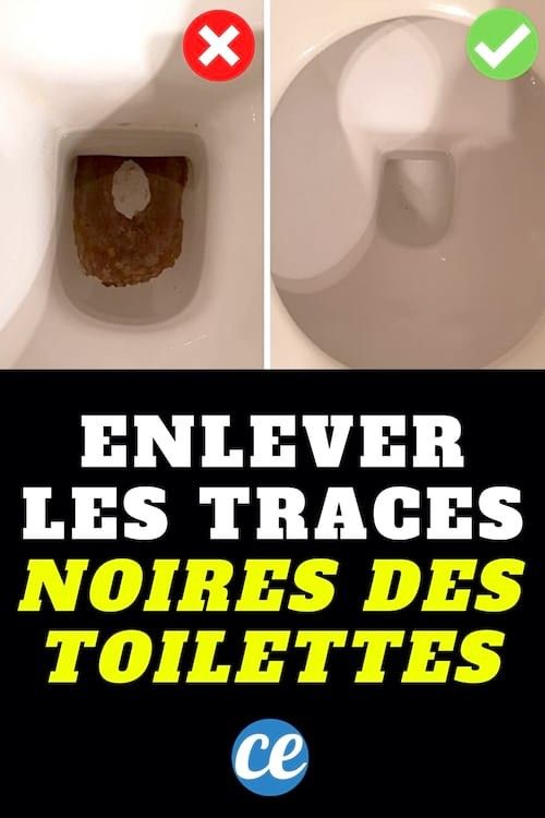 Black Traces At The Bottom Of The Toilet:THE Natural Tip To Eliminate Them WITHOUT Effort. 