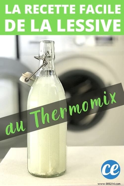 Thermomix Laundry:The Unmissable Recipe With Only 2 Ingredients! 