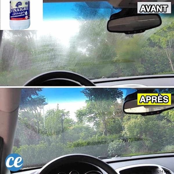 How to clean the inside of the windshield without leaving streaks. 