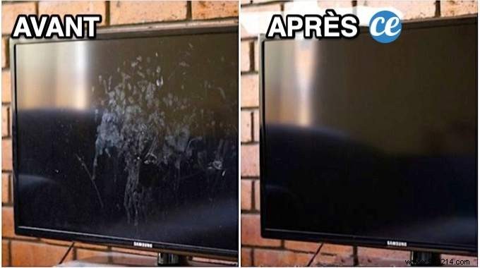 The Easy and Effective Trick to Clean Your TV Screen WITHOUT Traces. 