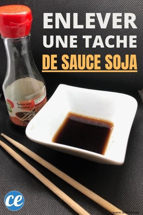 4 Tips for Removing a Soy Sauce Stain. 