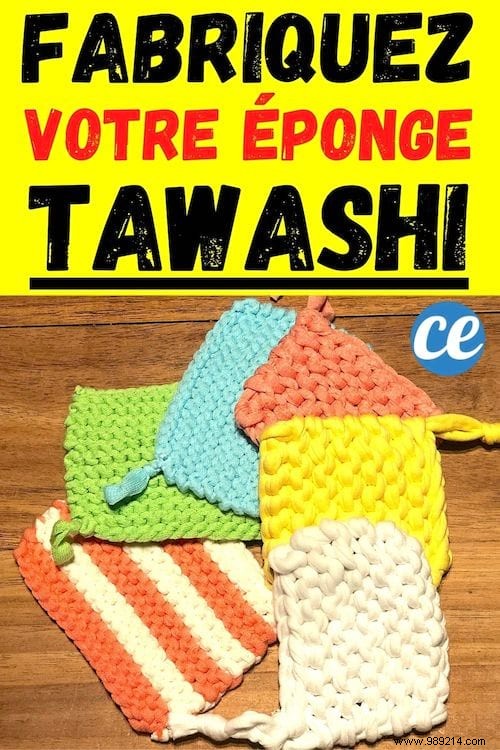 How to Make Tawashi Sponge in 5 min (With Old Socks). 