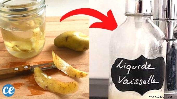 Don t Throw Away Potato Peelings! Turn them into dish soap. 