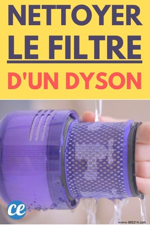 The Tip for Cleaning the Filter of Your Dyson Vacuum Cleaner in 2 Minutes. 