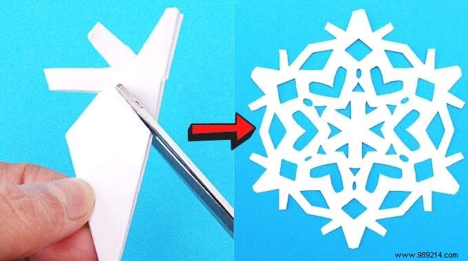 How to Make Paper Snowflakes? The Easy Christmas Tutorial. 