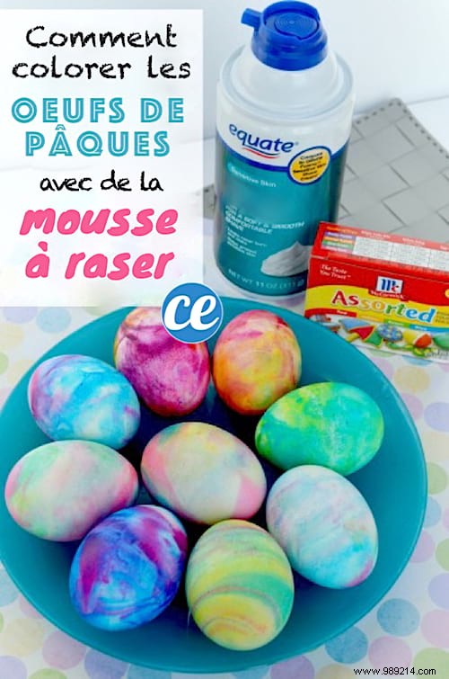 How to Color Your Easter Eggs With Shaving Foam (Your Kids Will Love It!). 