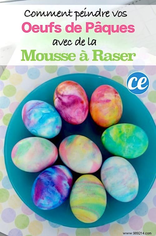 How to Color Your Easter Eggs With Shaving Foam (Your Kids Will Love It!). 