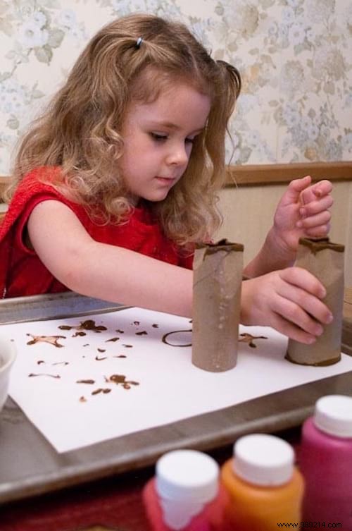 For Kids:How to Make Tampons With Toilet Paper Rolls. 