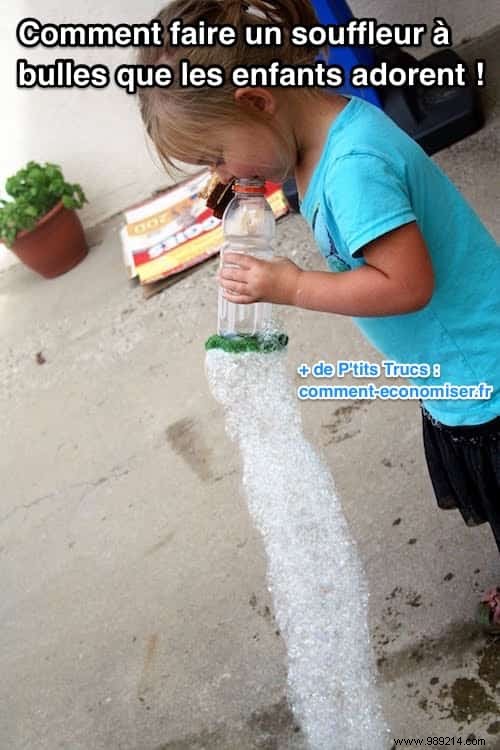 Super Easy to Make:The Bubble Blower Kids LOVE! 