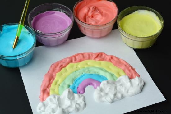 Kids Love Foam Paint! Discover the Homemade Recipe Here. 