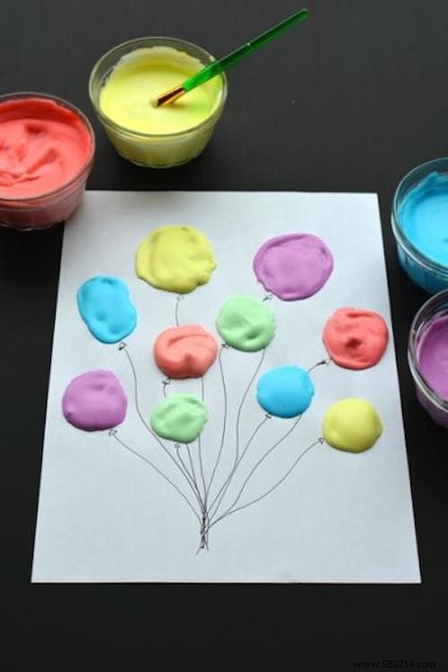 Kids Love Foam Paint! Discover the Homemade Recipe Here. 