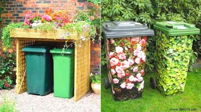 28 Ways to Hide Your Outdoor Trash (And Beautify Your Home). 