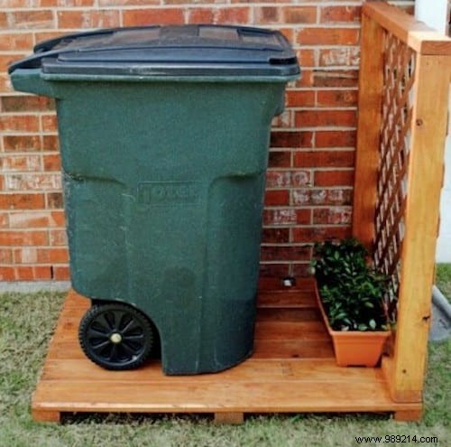 28 Ways to Hide Your Outdoor Trash (And Beautify Your Home). 