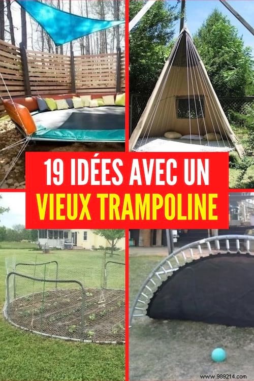 Old Trampoline:19 Ingenious Ways to Repurpose it. 