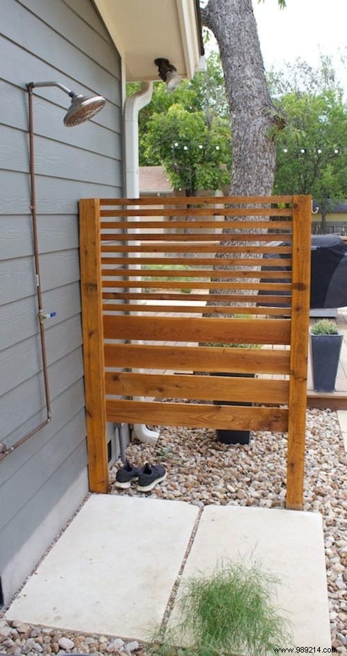 26 Awesome DIY Outdoor Shower Ideas (Quick &Easy). 