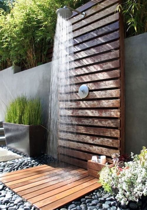 26 Awesome DIY Outdoor Shower Ideas (Quick &Easy). 