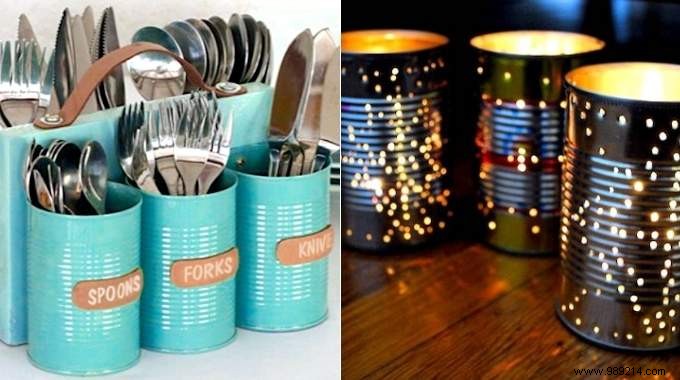 Rather Than Throwing Out These Tin Cans, They Made Super Cool Stuff! 