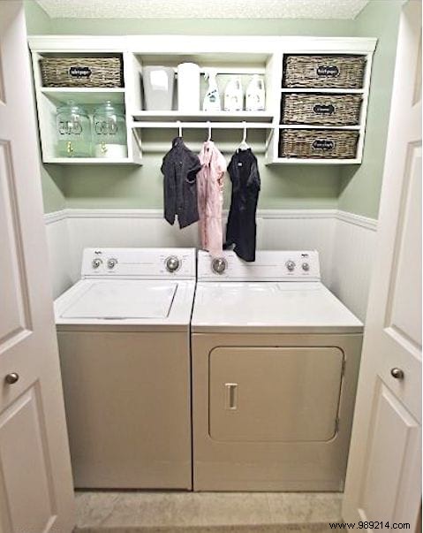 Laundry:15 Great Ideas to Save Space and Be Better Organized. 