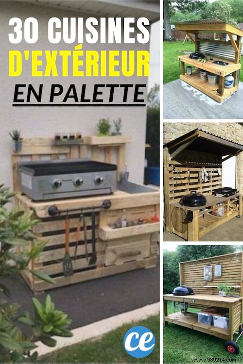 30 outdoor kitchens in pallets to make yourself. 