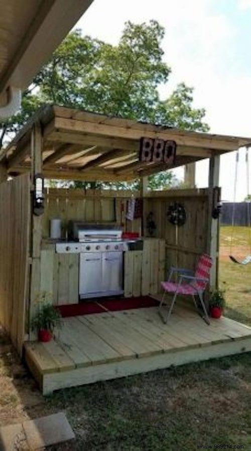 30 outdoor kitchens in pallets to make yourself. 