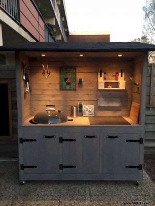 30 outdoor kitchens in pallets to make yourself. 