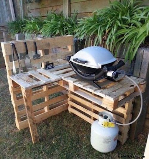 30 outdoor kitchens in pallets to make yourself. 