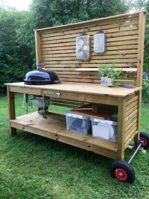 30 outdoor kitchens in pallets to make yourself. 