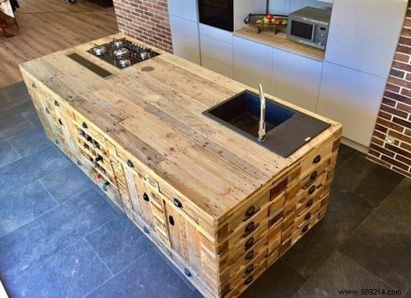 30 outdoor kitchens in pallets to make yourself. 