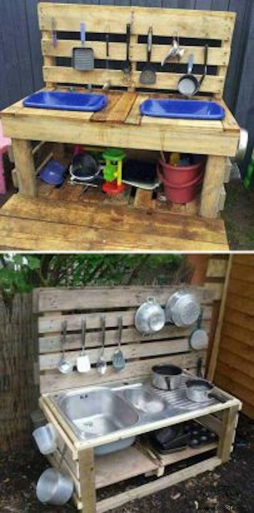 30 outdoor kitchens in pallets to make yourself. 