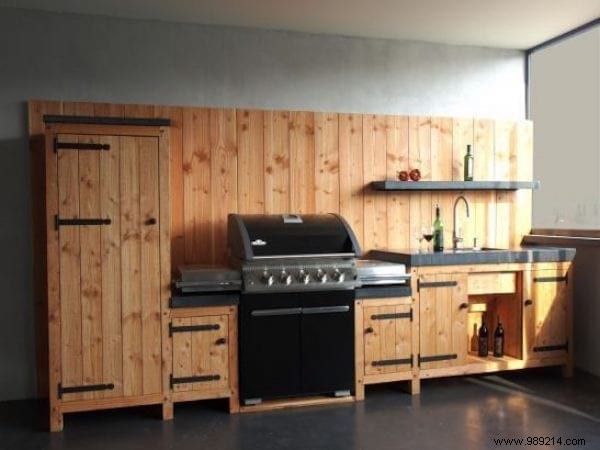 30 outdoor kitchens in pallets to make yourself. 