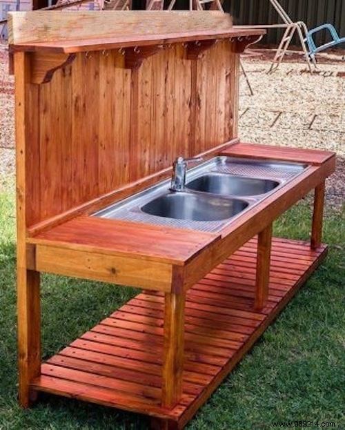 30 outdoor kitchens in pallets to make yourself. 