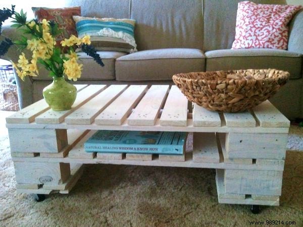 25 easy furniture to make with wooden pallets. 