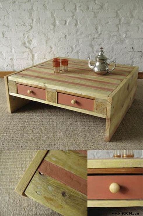 25 easy furniture to make with wooden pallets. 