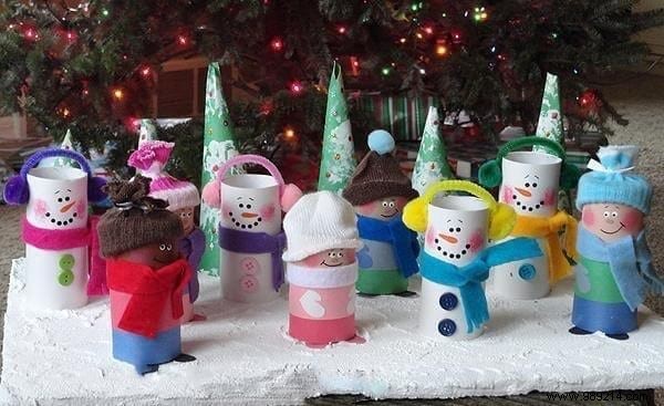 50 Awesome Christmas Decorations With Toilet Paper Rolls. 