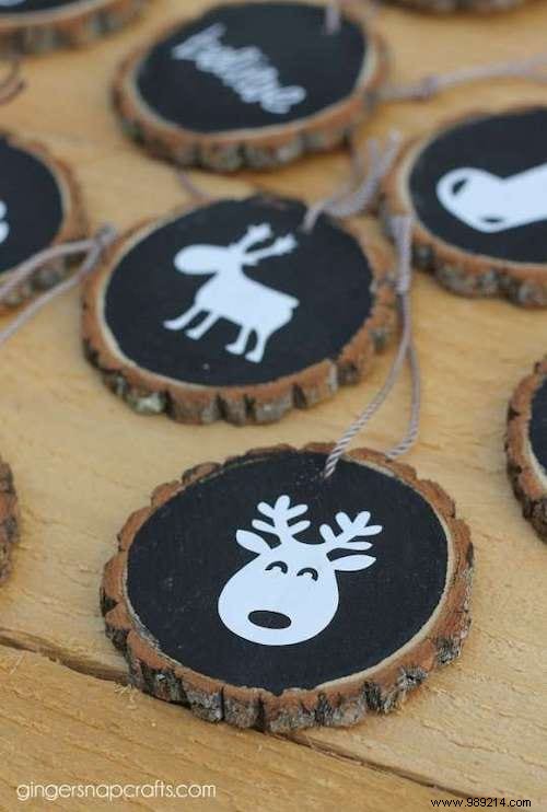 20 Super Christmas Decorations With WOODEN LOGS. 