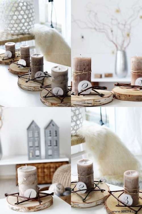 20 Super Christmas Decorations With WOODEN LOGS. 