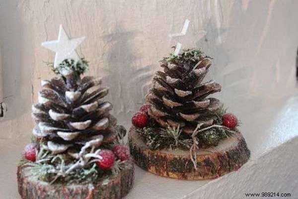 20 Super Christmas Decorations With WOODEN LOGS. 