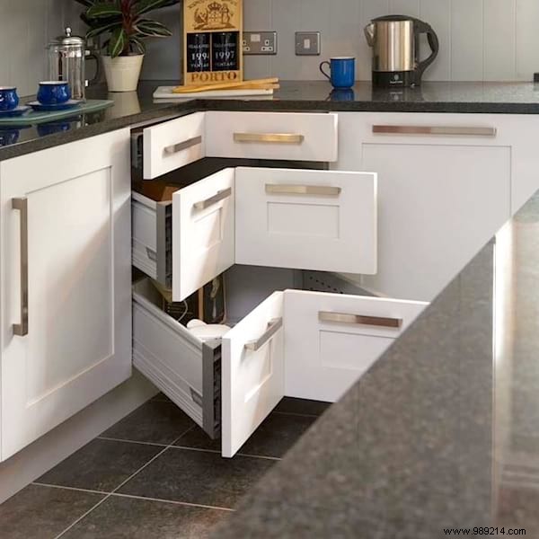 15 clever and hidden storage units that everyone would love to have in their kitchen. 