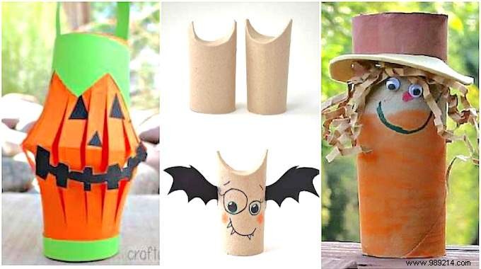 13 Ideas For Halloween With Toilet Paper Rolls. 