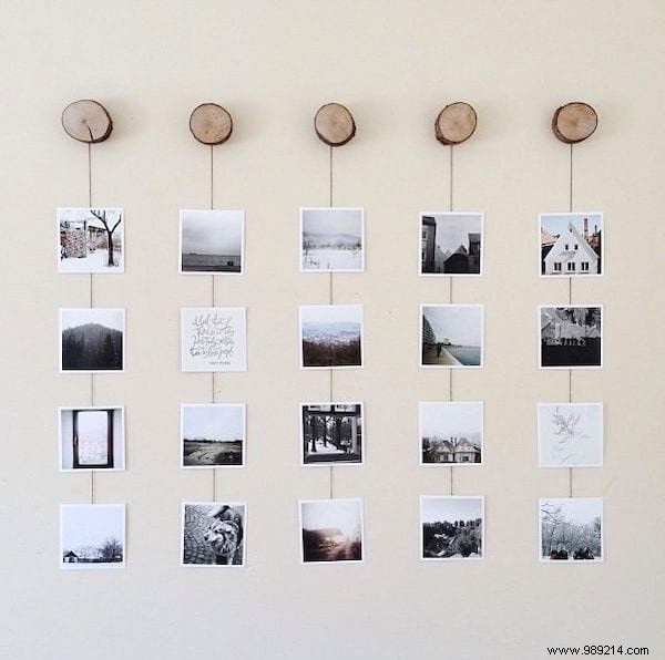 17 Great Ideas To Hang Your Photos At Home (Easy &Cheap). 