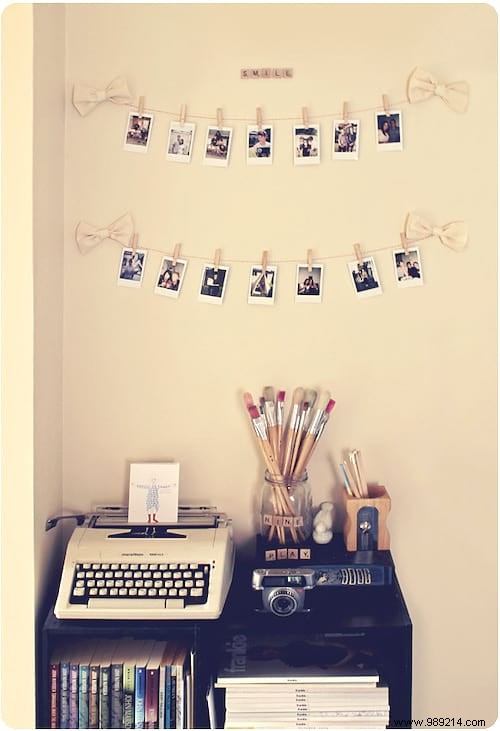 17 Great Ideas To Hang Your Photos At Home (Easy &Cheap). 