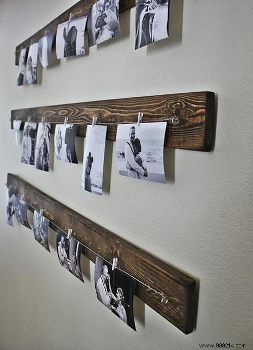 17 Great Ideas To Hang Your Photos At Home (Easy &Cheap). 