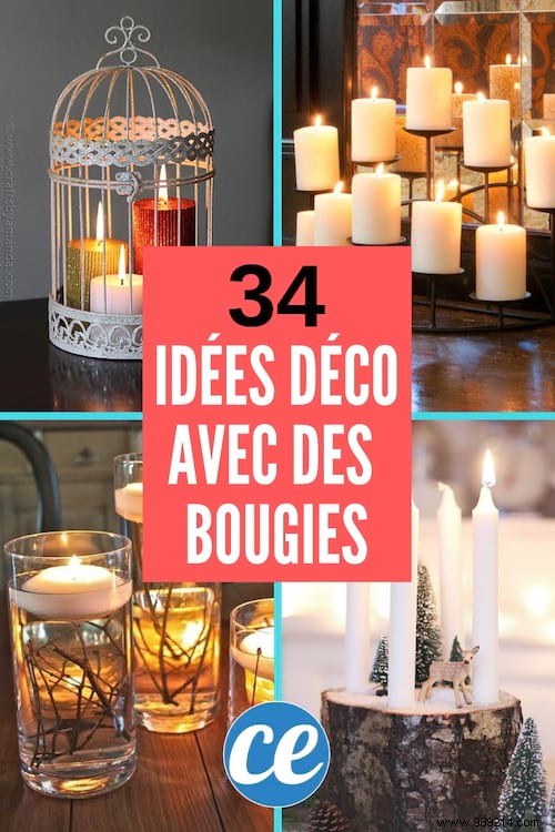 34 Stunning Decoration Ideas WITH CANDLES. 